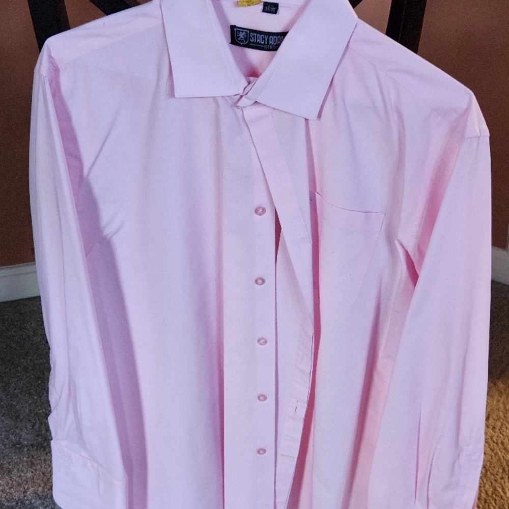 Stacy Adams Pink Dress Shirt